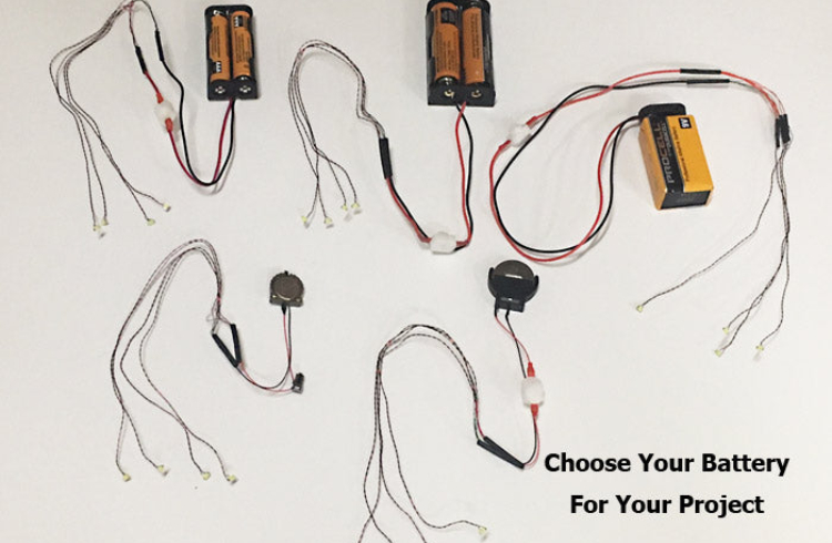 Battery-operated LED lights