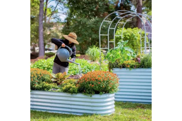 metal raised garden bed kit