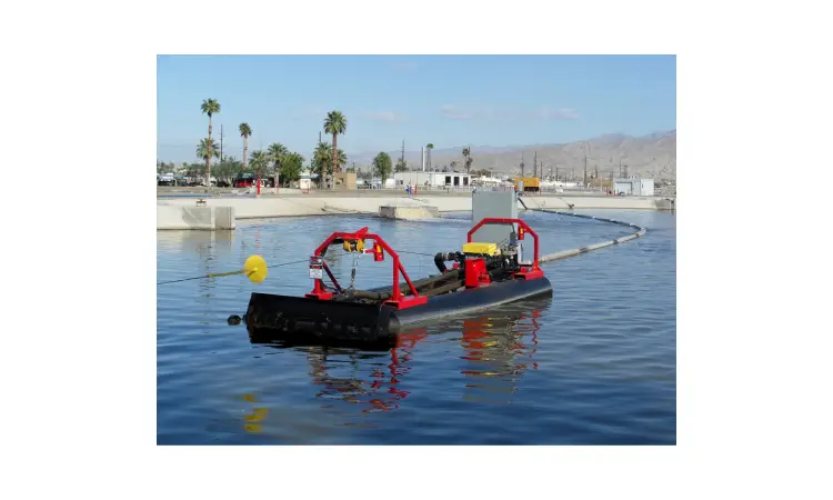 Industrial pond dredging