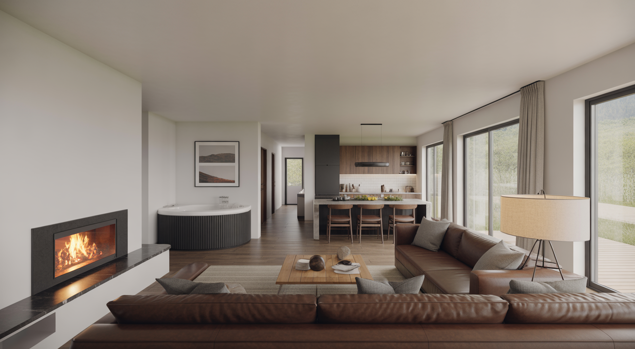 cozy cabin rentals in Big Bear Lake surrounded by pine trees