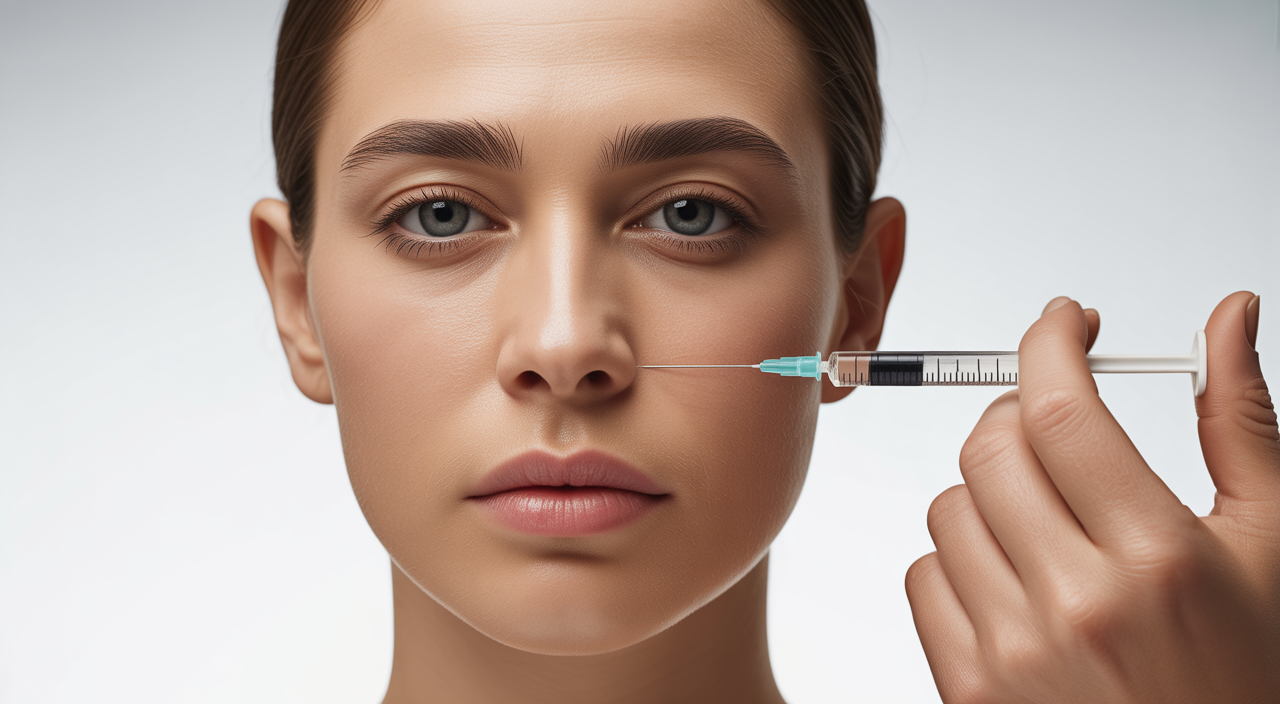 Woman receiving Botox treatment in Sacramento MedSpa
